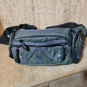 Kawei Knight Nylon Waist Bag Fanny Pack Multi-Pockets